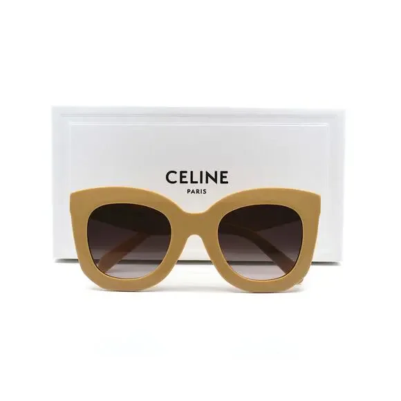 Celine | Accessories | New Celine Cl405fn 57z Beige Violet 